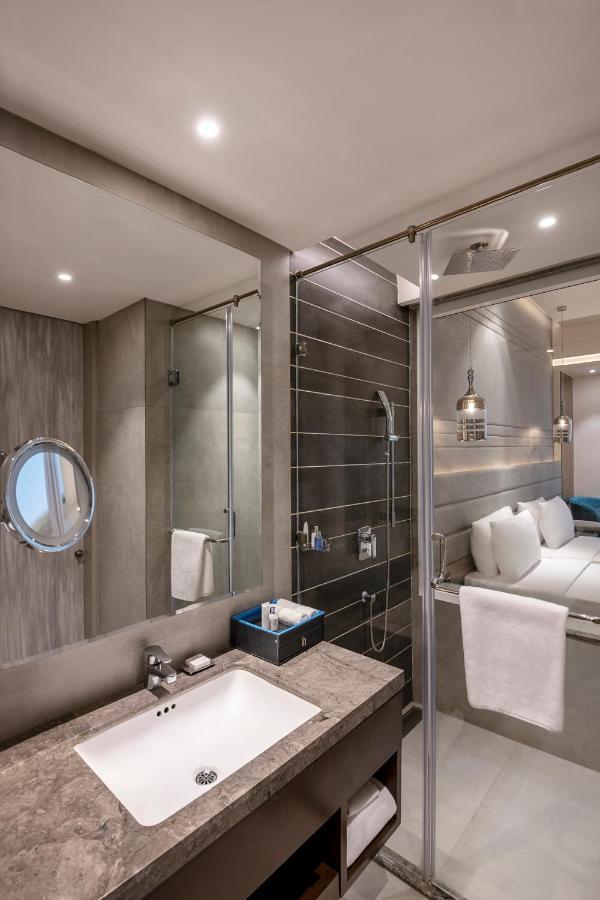 德里ncr-卡萨比塔丽笙蓝标酒店 加济阿巴德 外观 照片 A bathroom on board