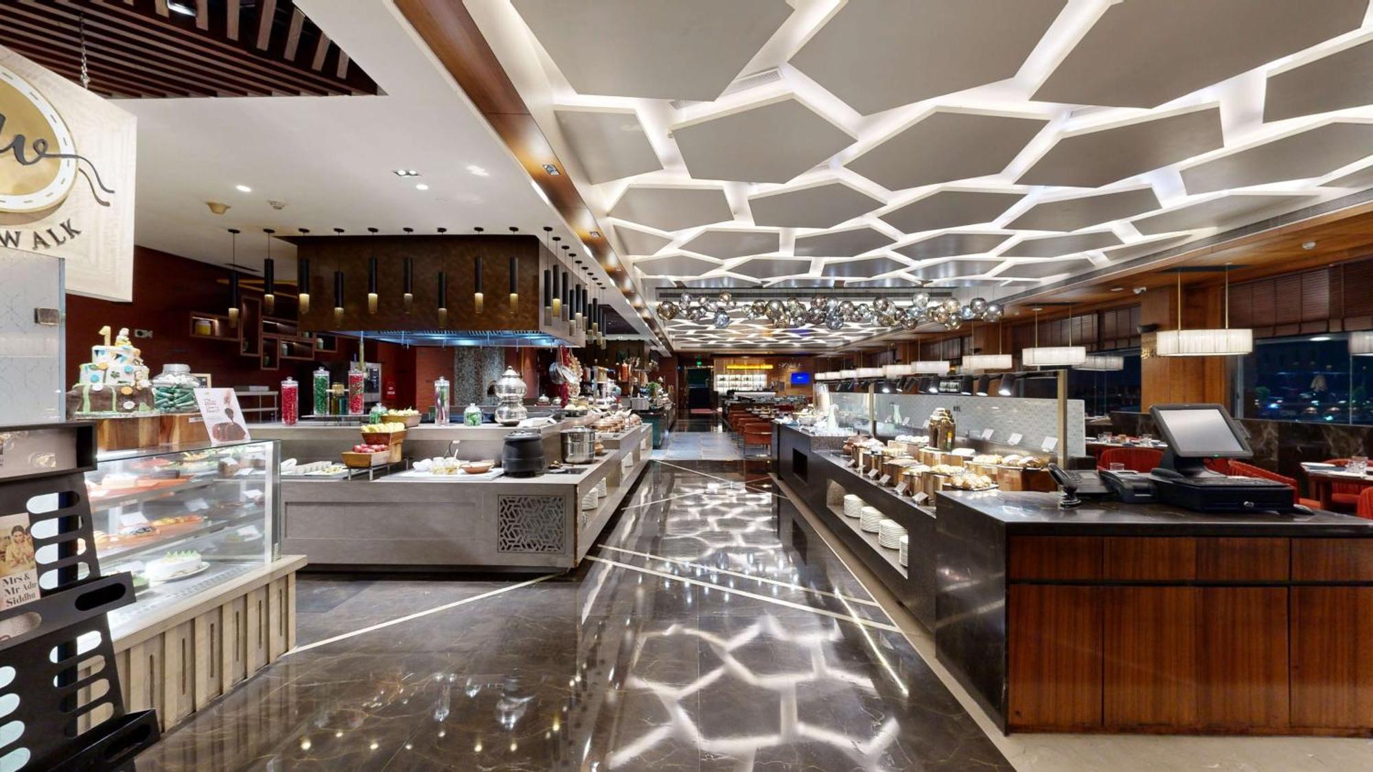 德里ncr-卡萨比塔丽笙蓝标酒店 加济阿巴德 外观 照片 The buffet at the hotel