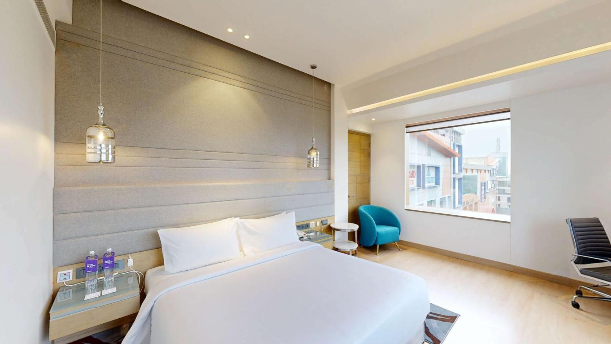 德里ncr-卡萨比塔丽笙蓝标酒店 加济阿巴德 外观 照片 A room at the hotel